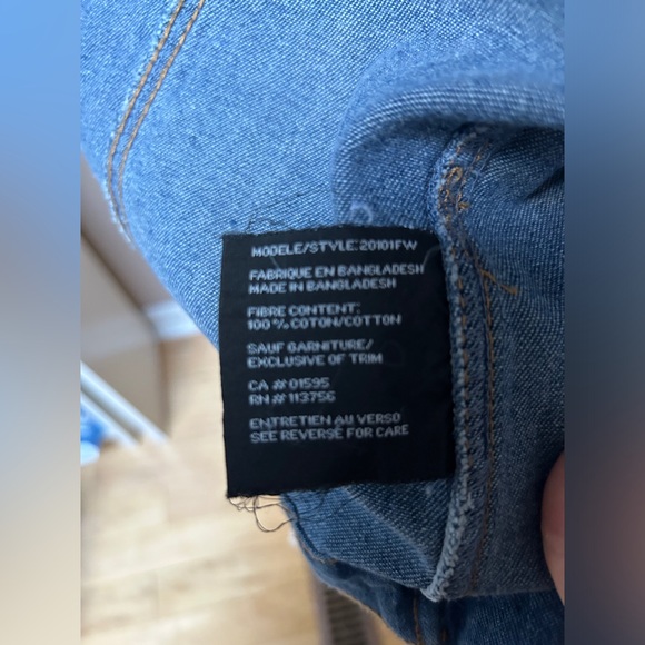 NWT Moto Gear Denim Jacket - Picture 5 of 8